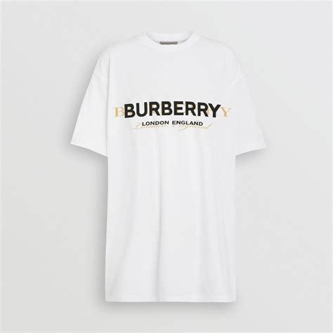 burberry double logo t shirt|burberry print t shirt.